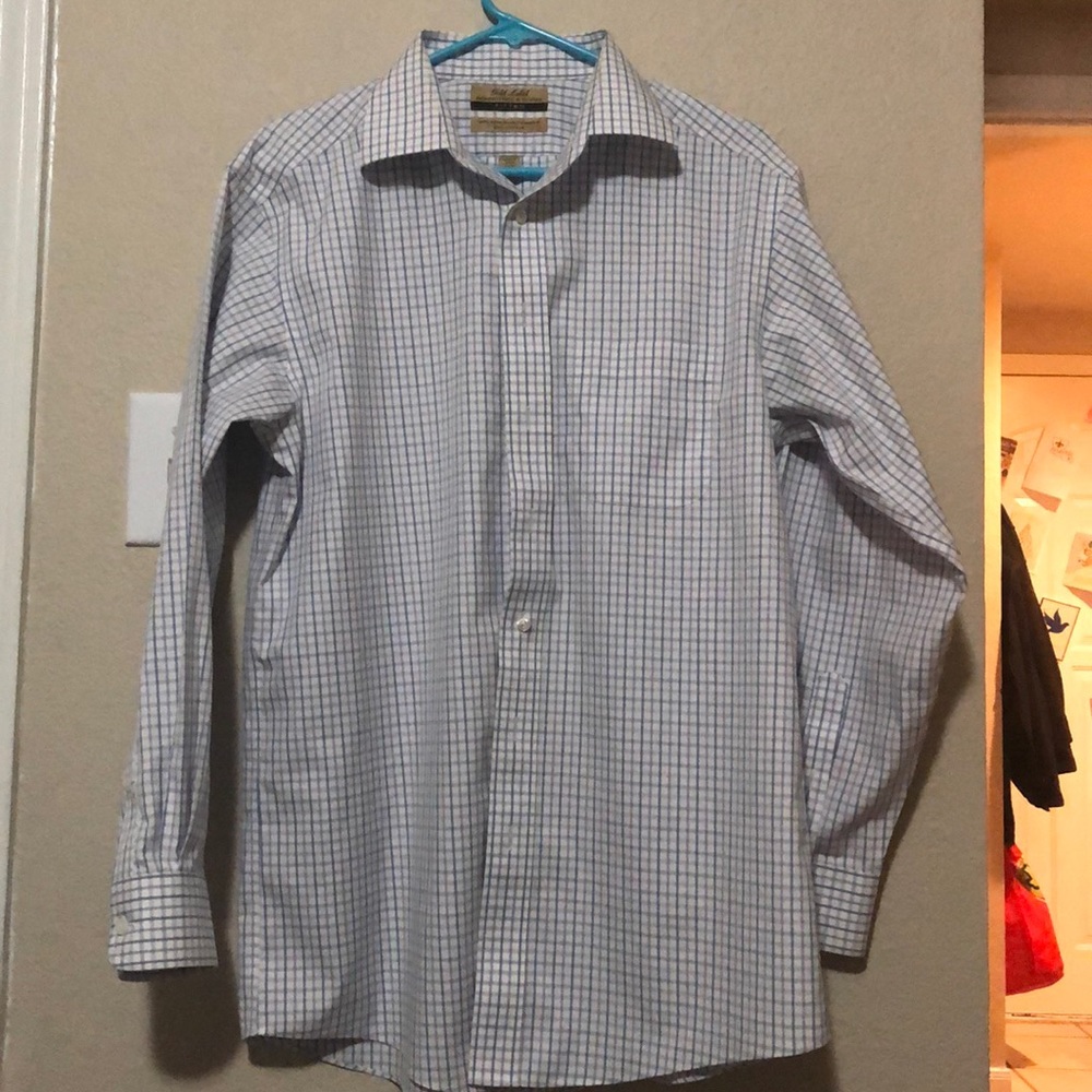 Roundtree & Yorke Fitted Dress Shirt